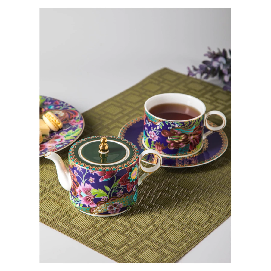 Набор Эгоист Mix&Match Home Волшебный Дракон, чайник 300 мл, чашка чайная 200 мл, блюдце 16 см