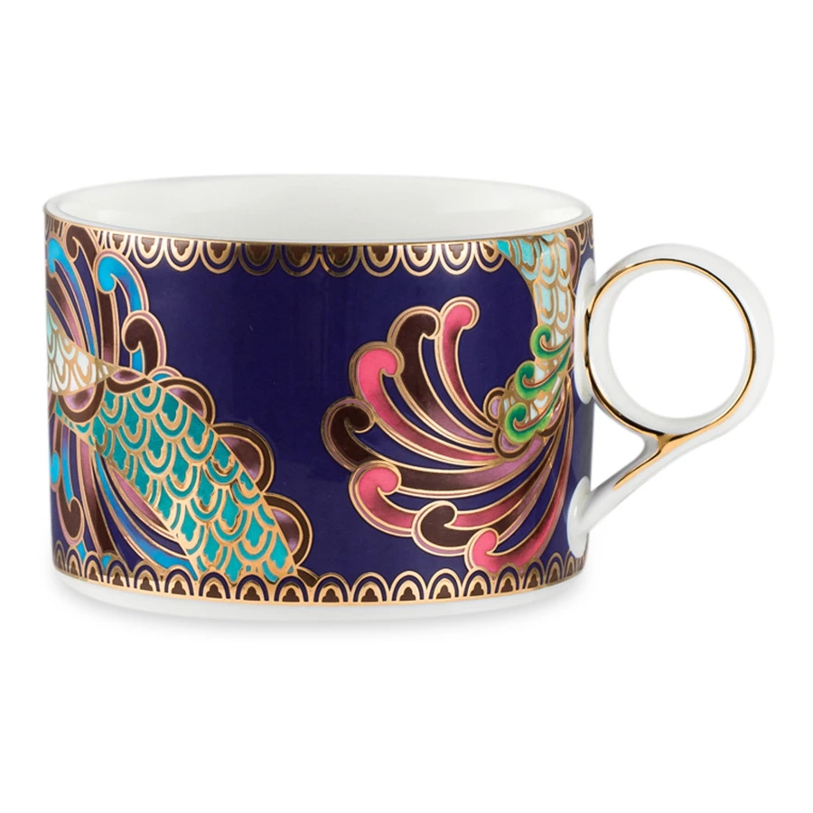 Чашка чайная с блюдцем Mix&Match Home Волшебный Дракон, фарфор, фиолетовая