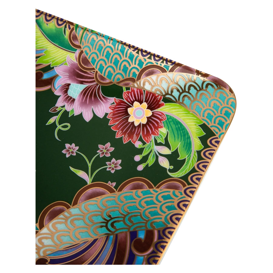 Блюдо прямоугольное Mix&Match Home Волшебный Дракон 38х17 см, фарфор