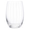 Стакан для воды Mikasa Cheers 480 мл, хрустальное стекло, серебристый декор, горизонтальный рисунок