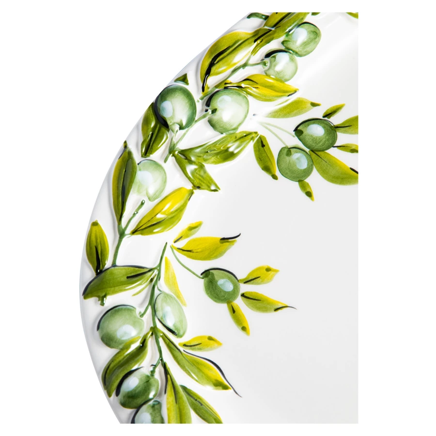 Блюдо овальное Edelweiss Оливки 43х30х4 см, керамика