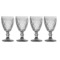Набор бокалов для красного вина WD Lifestyle Dubai 0,4 л, 4 шт, стекло, прозрачный, п/к