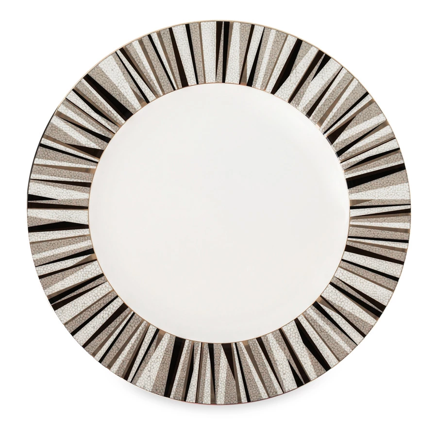 Тарелка закусочная Narumi Шагрин 23 см, фарфор костяной