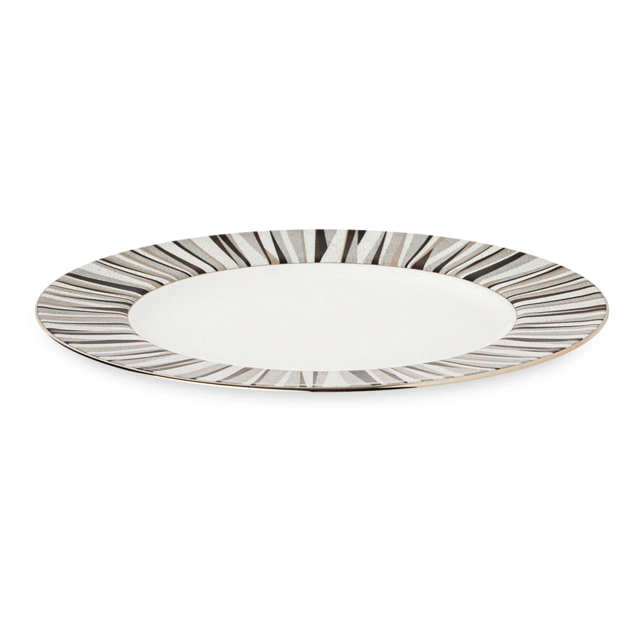 Тарелка закусочная Narumi Шагрин 23 см, фарфор костяной