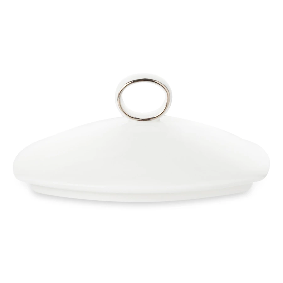 Сахарница с крышкой Narumi Шагрин 300 мл, фарфор костяной