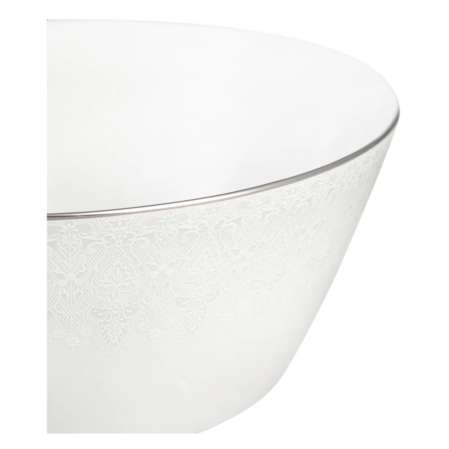 Салатник Narumi Аврора жемчуг 23 см, фарфор костяной