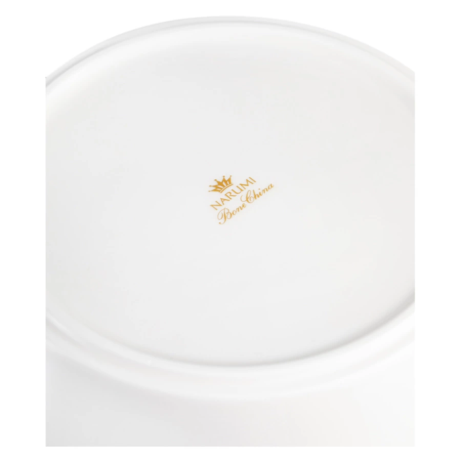 Салатник Narumi Аврора жемчуг 23 см, фарфор костяной