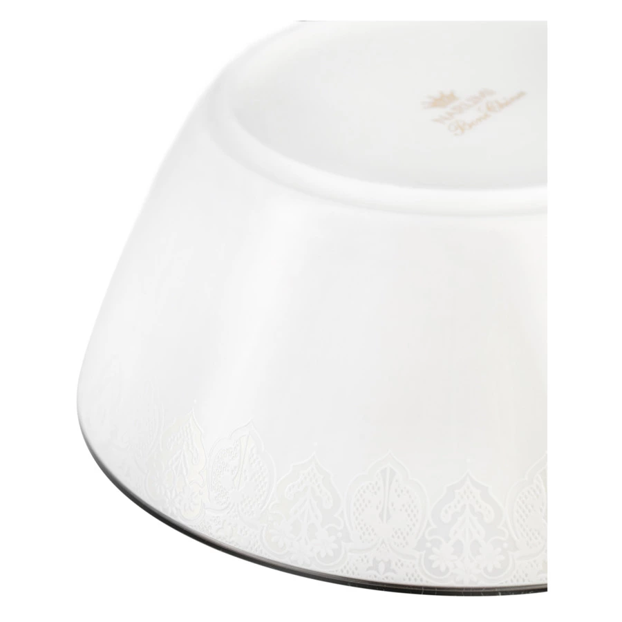 Салатник порционный Narumi Аврора жемчуг 14 см, фарфор костяной