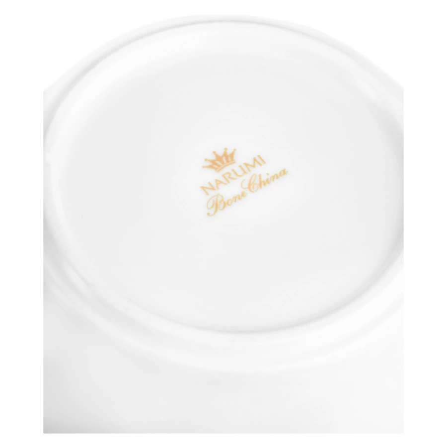 Салатник порционный Narumi Аврора жемчуг 14 см, фарфор костяной