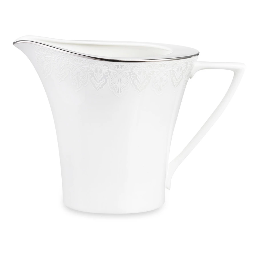 Молочник Narumi Аврора жемчуг 290 мл, фарфор костяной