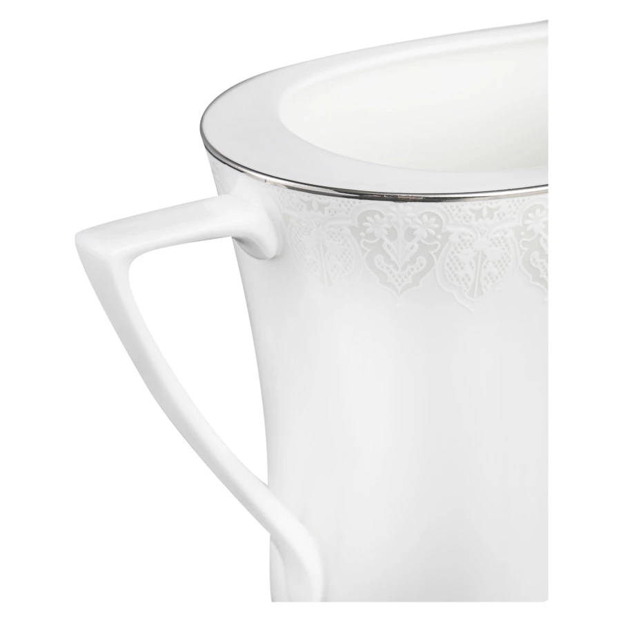 Молочник Narumi Аврора жемчуг 290 мл, фарфор костяной