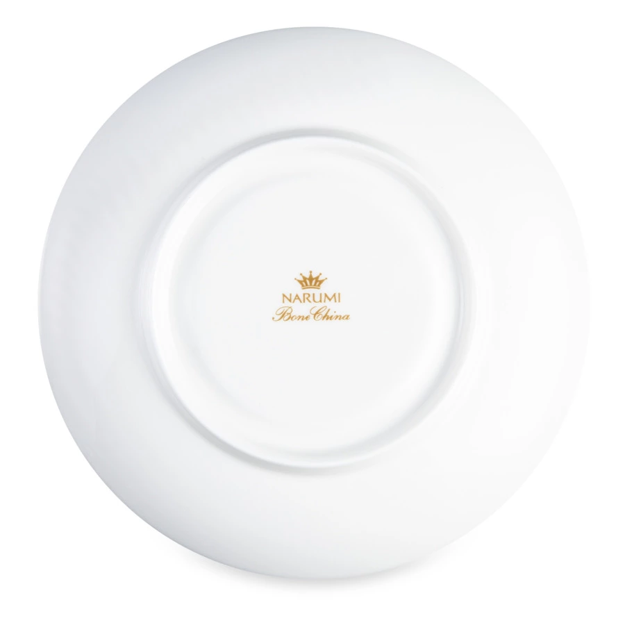 Чашка чайная с блюдцем Narumi Золотая паутина 270 мл, фарфор костяной