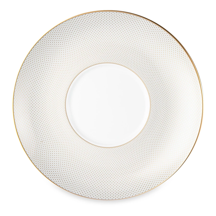 Чашка чайная с блюдцем Narumi Золотая паутина 270 мл, фарфор костяной