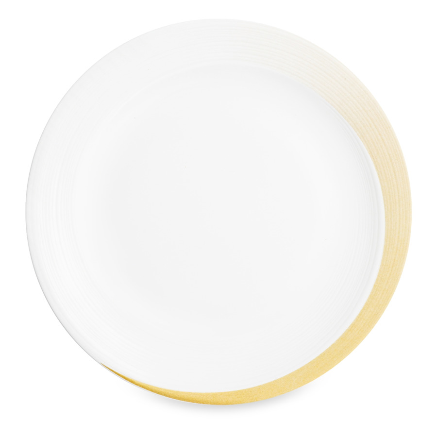 Тарелка пирожковая Narumi Золотой жемчуг 16 см, фарфор костяной