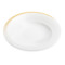 Тарелка суповая Narumi Золотой жемчуг 23 см, фарфор костяной