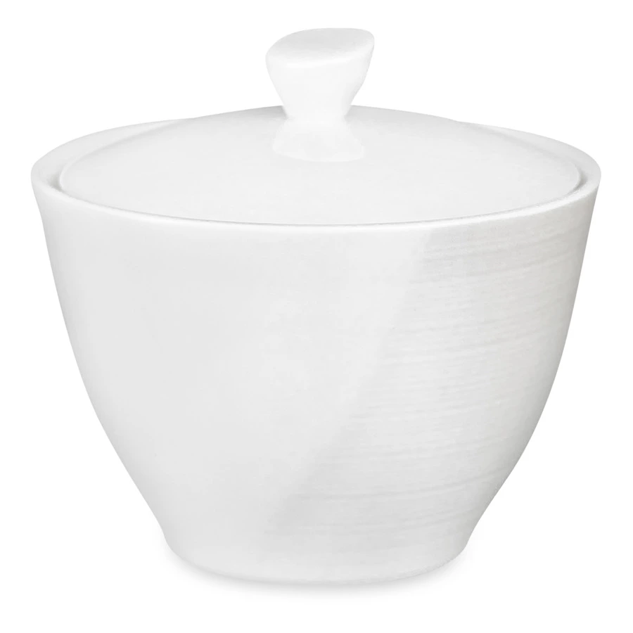 Сахарница Narumi Золотой жемчуг 340 мл, фарфор костяной