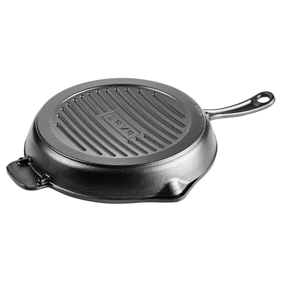 Сковорода-гриль LAVA d28 см, 2 л, чугун