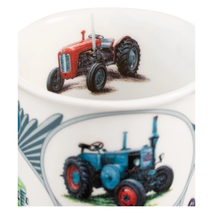 Кружка Roy Kirkham Ретро машины Грузовой транспорт Ланкастер 320 мл, фарфор костяной