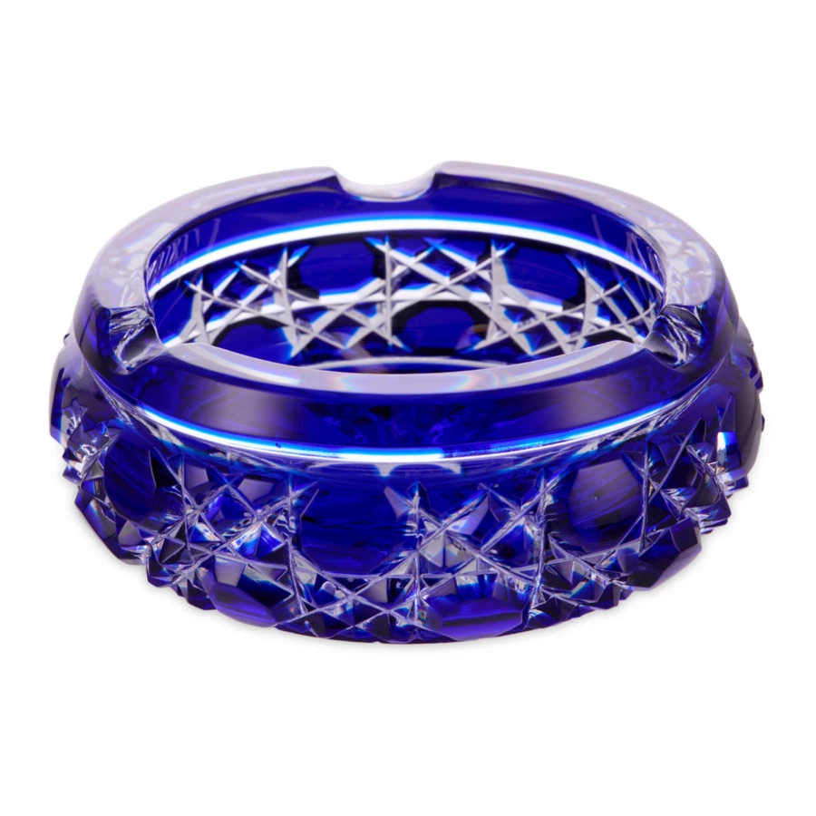 Набор кабинетный ГХЗ Президент 3 предмета, хрусталь, синий