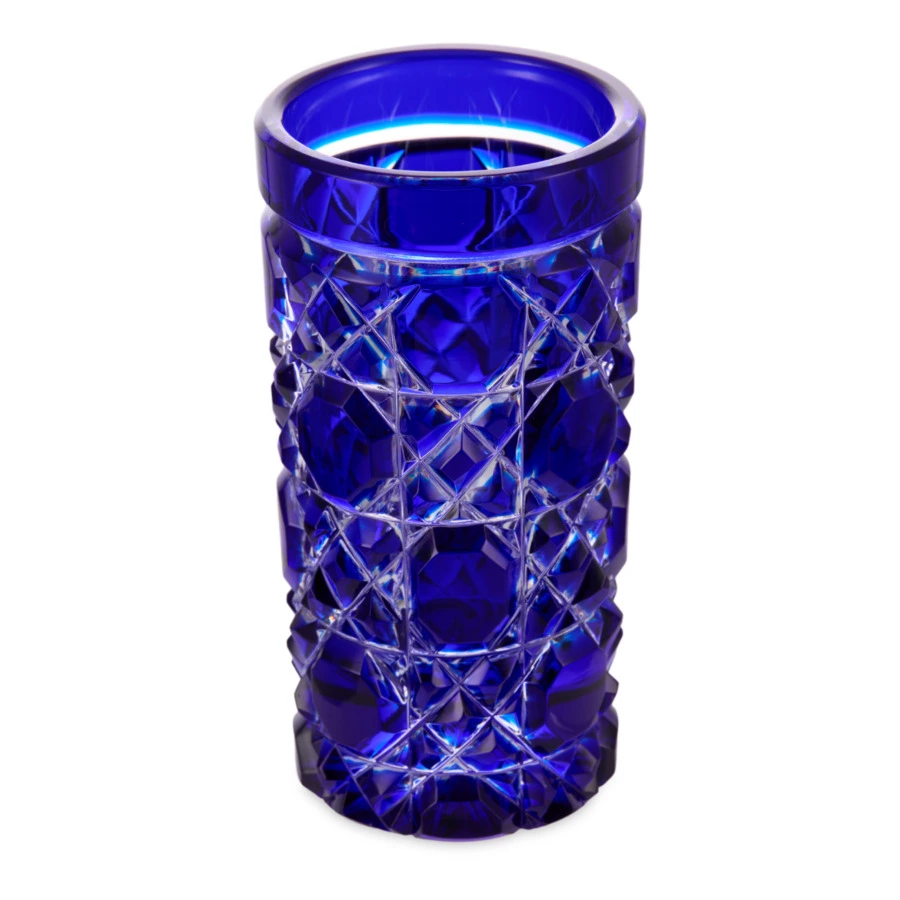 Набор кабинетный ГХЗ Президент 3 предмета, хрусталь, синий