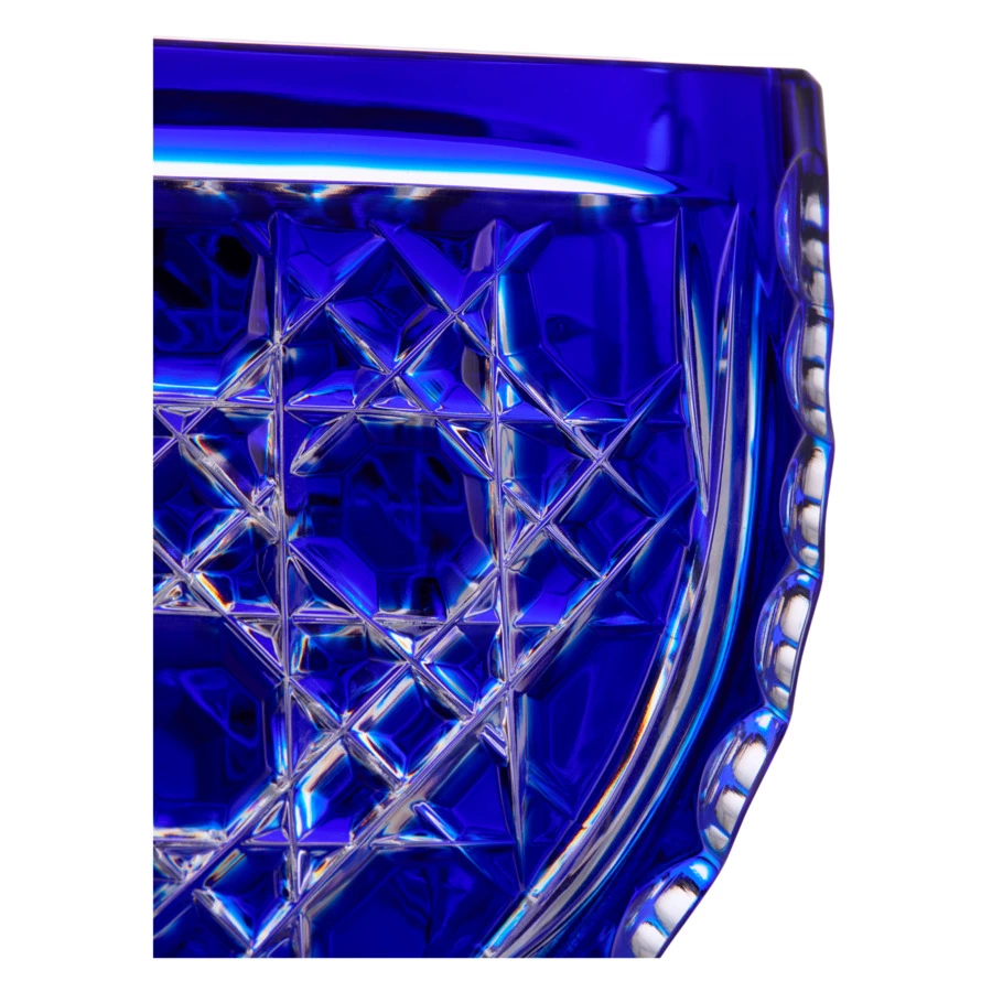 Набор кабинетный ГХЗ Президент 3 предмета, хрусталь, синий