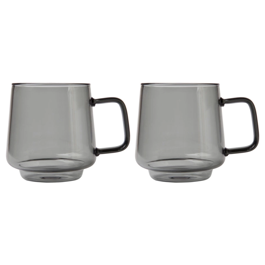 Набор кружек Maxwell & Williams Blend Sala 400 мл, 2 шт, стекло, серый, п/к