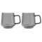 Набор кружек Maxwell & Williams Blend Sala 400 мл, 2 шт, стекло, серый, п/к