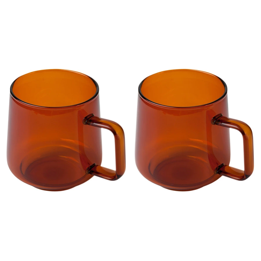 Набор кружек Maxwell & Williams Blend Sala 400 мл, 2 шт, стекло, янтарная, п/к