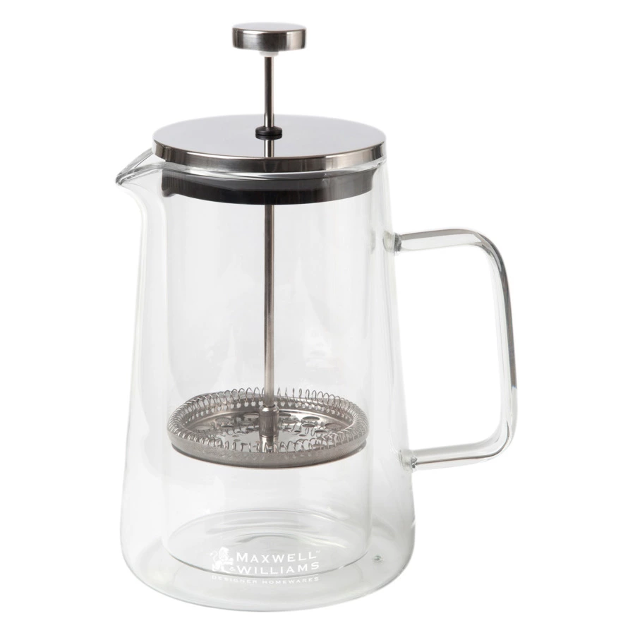 Френч-пресс Maxwell & Williams Blend Vienna 1 л, Сталь нержавеющая, серебристый, п/к
