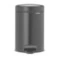 Ведро для мусора с педалью Brabantia NewIcon 3 л, черное, матовое