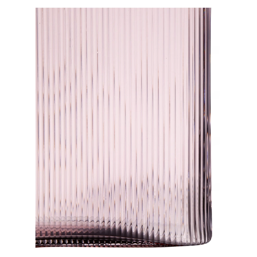 Ваза Nude Glass Туман 29 см, стекло хрустальное, розовая