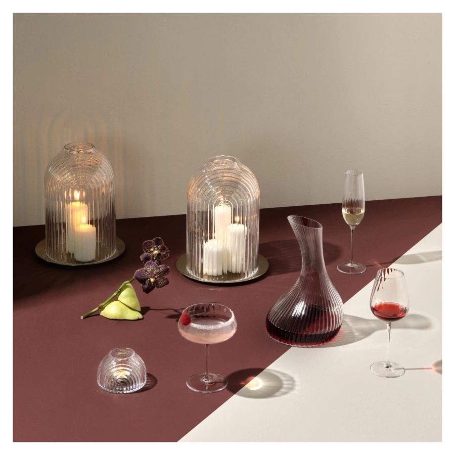 Подсвечник Nude Glass Ило, 6,3 см, стекло хрустальное