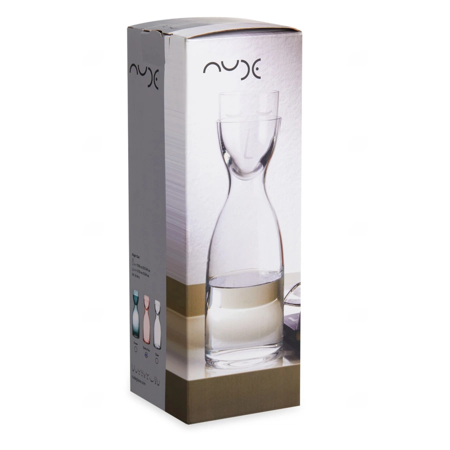 Набор из кувшина и стакана Nude Glass Мистер и Миссис 2 предмета 700 мл, 170 мл, стекло хрустальное