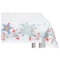 Скатерть прямоугольная Mix&Match Home Счастливая звезда 168х350 см, хлопок, белая с принтом