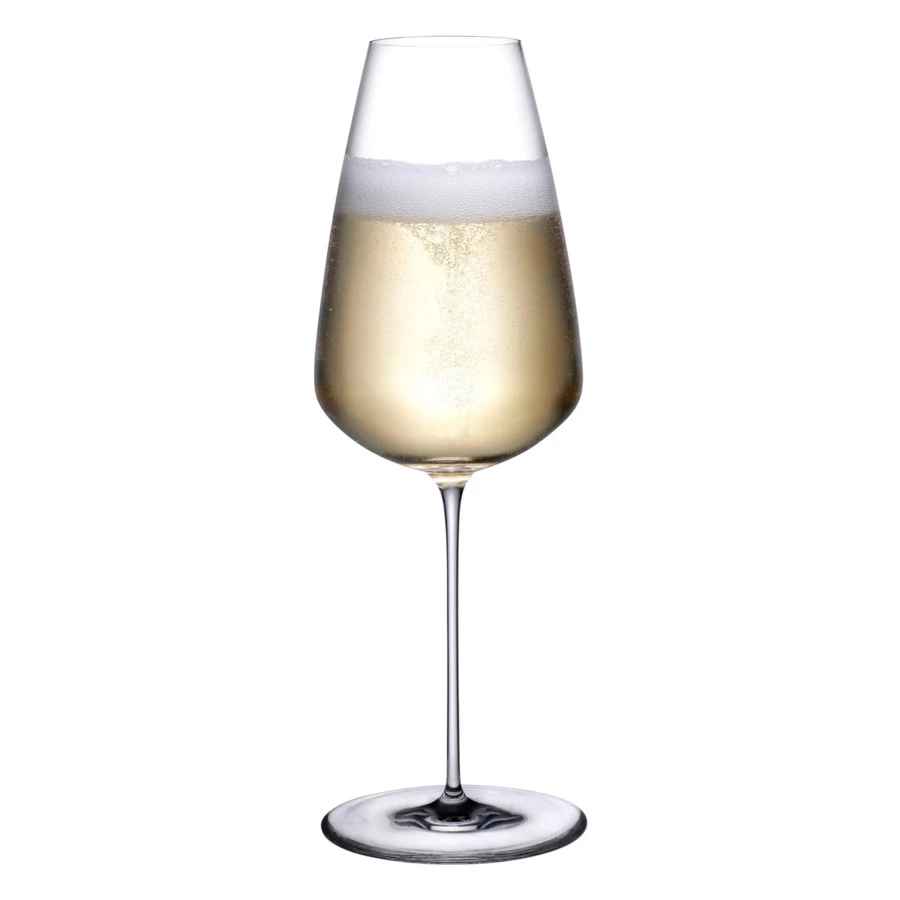 Бокал для шампанского Nude Glass Невидимая ножка Вертиго 450 мл, стекло хрустальное
