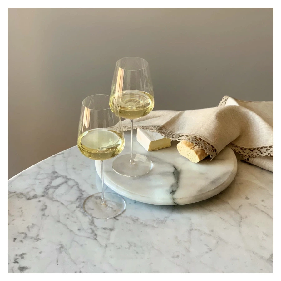 Бокал для белого вина Nude Glass Невидимая ножка Вертиго 450 мл, стекло хрустальное