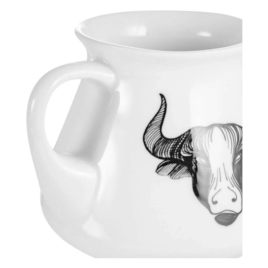 Чашка чайная с блюдцем Терра керамос Символ года, фарфор-sale