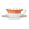 Чашка чайная с блюдцем Wedgwood Вандерласт Сверкающий пион 180 мл, фарфор