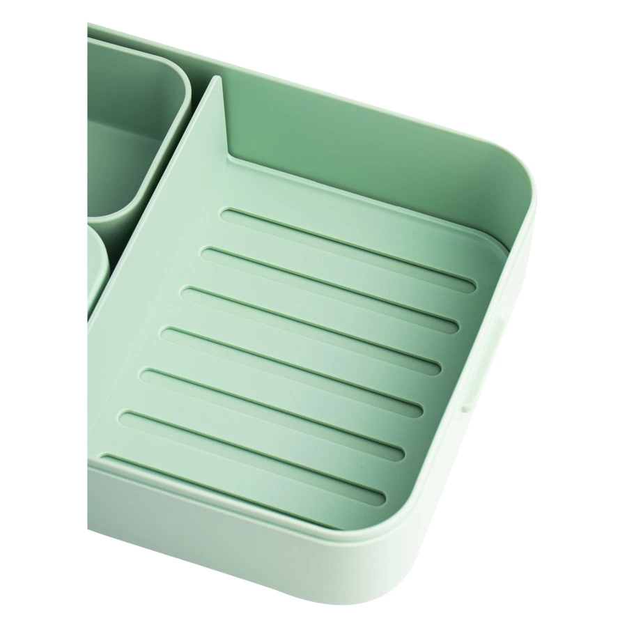 Ланч-бокс Brabantia Make&Take 2 л, 16,7х25,5 см, пластик, мятно-зеленый