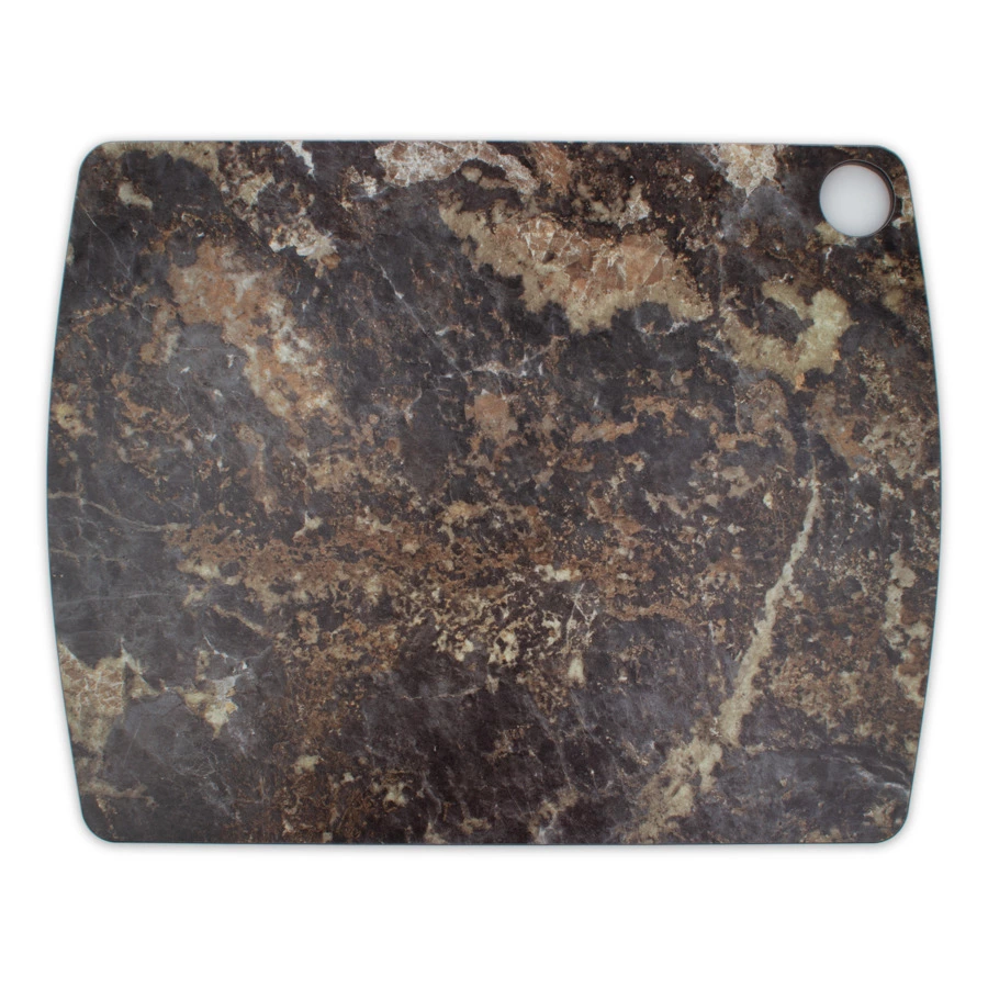 Доска разделочная с желобом ComposeEat Fashion 36х28 см, композит, мрамор имперадор