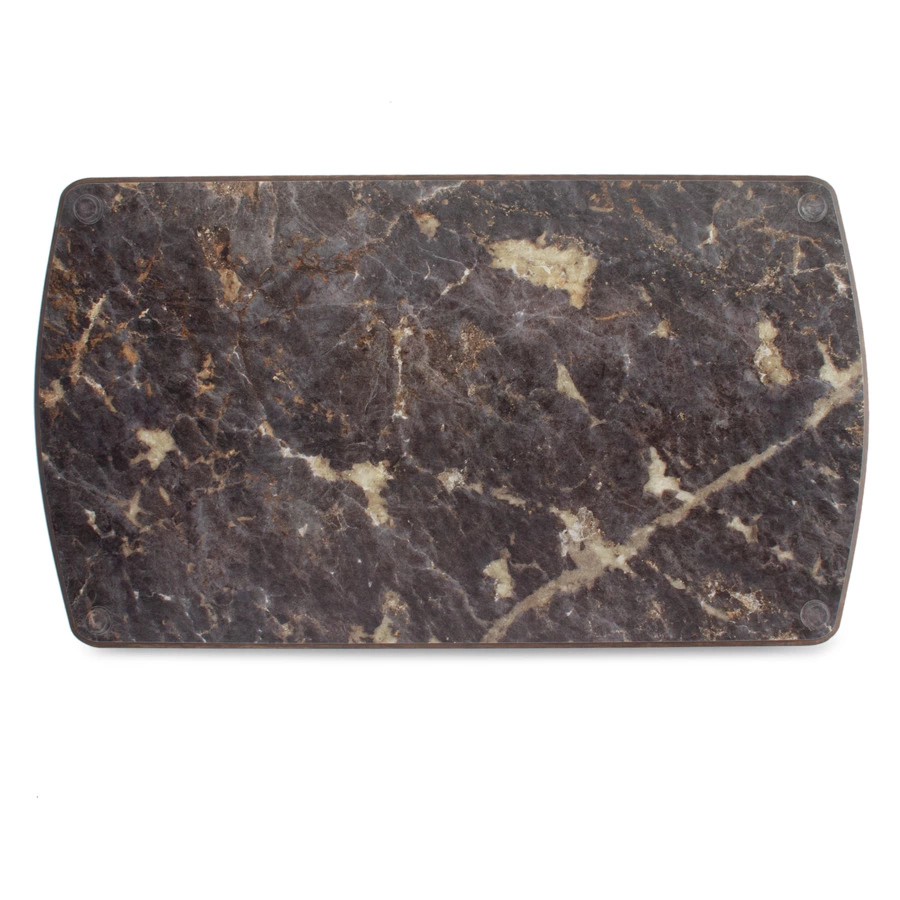 Доска для сервировки с желобом  ComposeEat Fashion 37х21 см, композит, мрамор имперадор