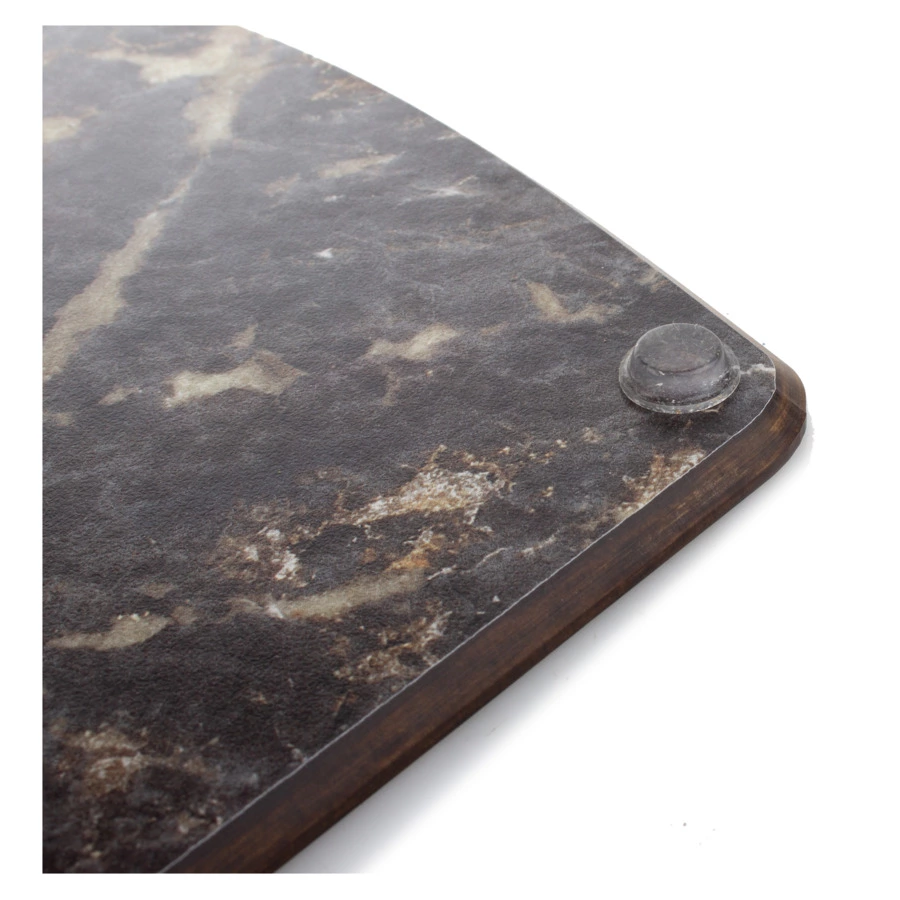 Доска для сервировки с желобом  ComposeEat Fashion 37х21 см, композит, мрамор имперадор