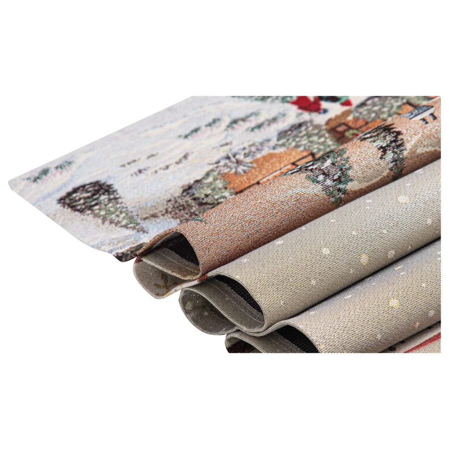 Дорожка для стола Mix&Match Home Перед Рождеством 44х140 см, гобелен, бежевая