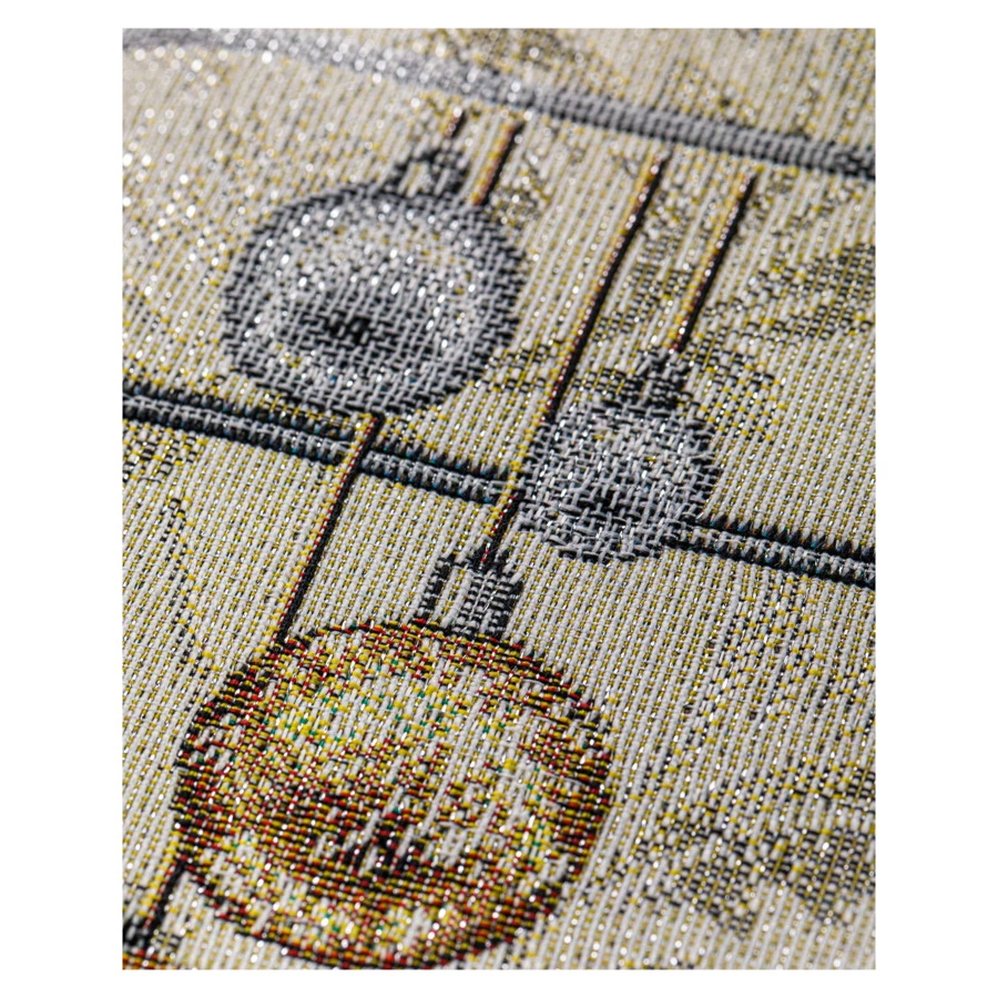 Набор салфеток подстановочных Mix&Match Home Серебряная зима 35х50 см, 2 шт, гобелен, серая