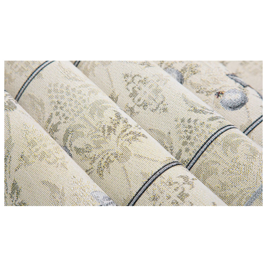 Дорожка для стола Mix&Match Home Серебряная зима 44х140 см, гобелен, серая