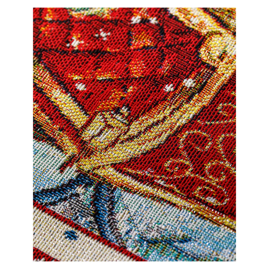 Набор салфеток подстановочных Mix&Match Home Новогодний гость 32х43 см, 2 шт, гобелен, красный