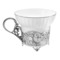 Чашка чайная с ложкой в футляре АргентА Кружевные узоры 75.81 г, серебро 925