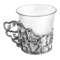 Чашка кофейная с ложкой в футляре АргентА Листопад 47,52 г, серебро 925