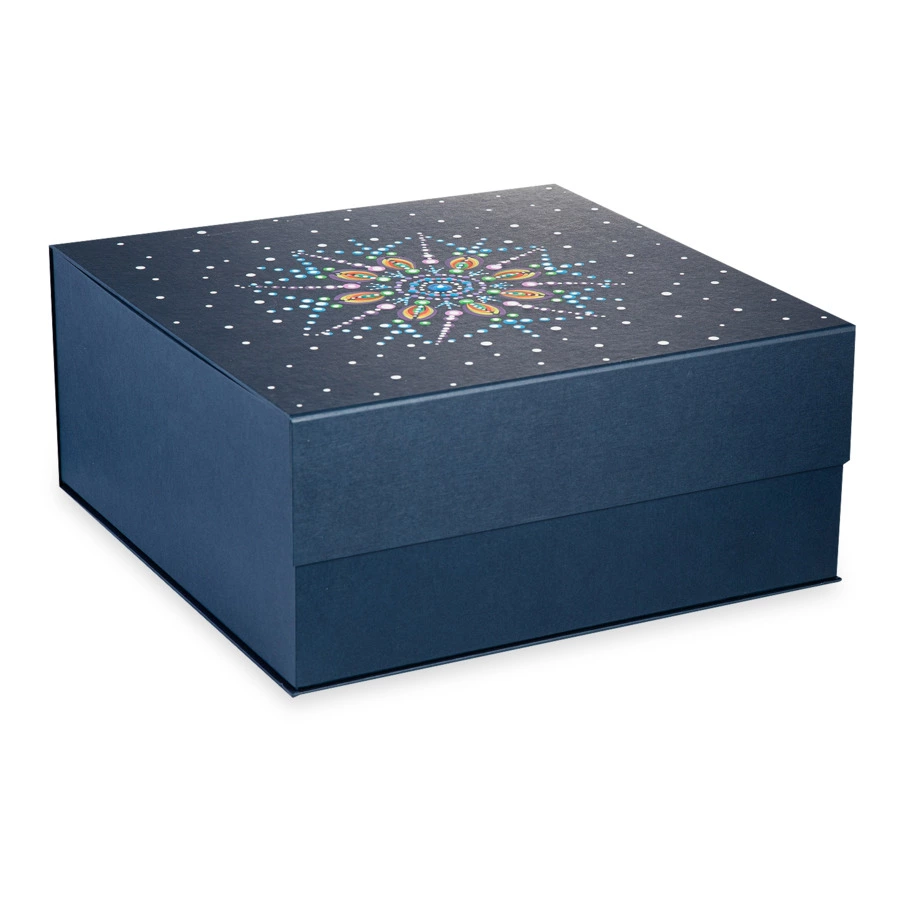 Набор елочных шаров Bartosh Точки №2 12 см, 4 шт, стекло, п/к