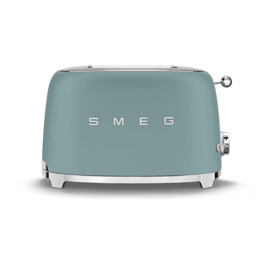 Тостер на 2 ломтика SMEG TSF01EGMEU, 950 Вт, изумрудно-зеленый